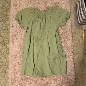 Cottagecore Green Dress